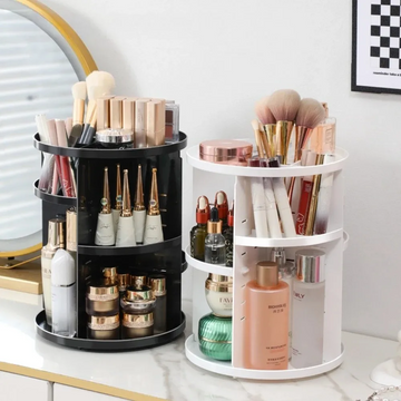 Organizador de maquillaje giratorio
