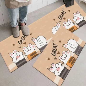 Alfombra de cocina set x2