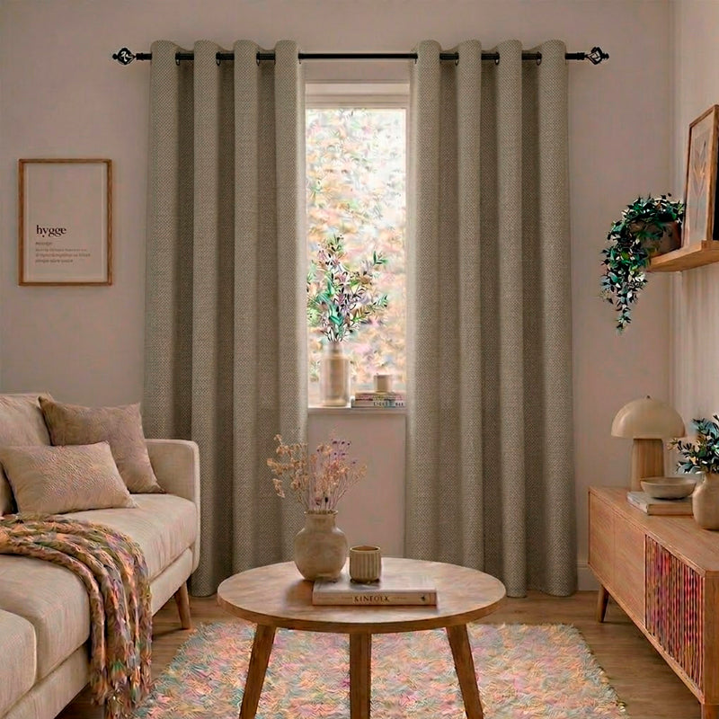 Cortinas patrón tejido