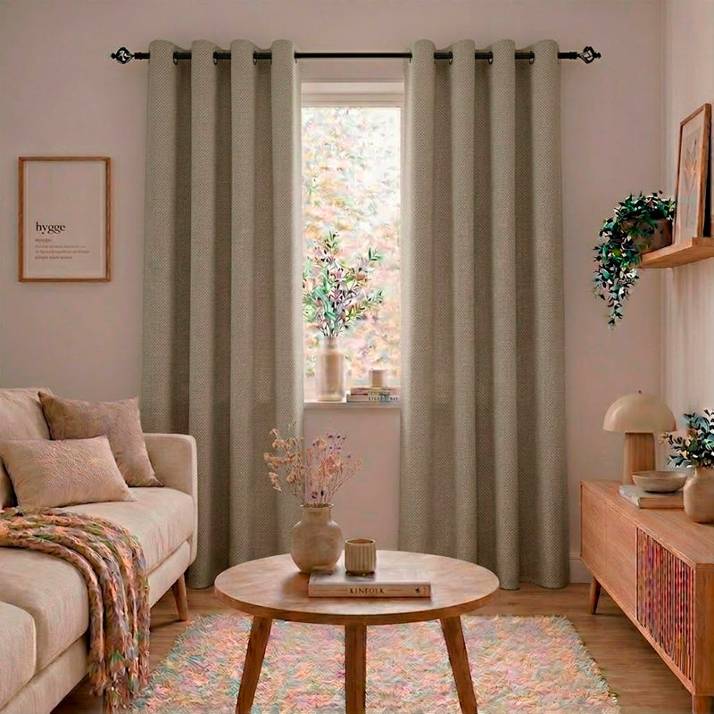 Cortinas patrón tejido