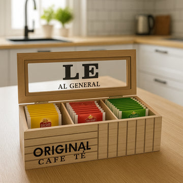 Caja organizador de Té