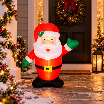 Papá Noel Inflable Navideño de 90 cm