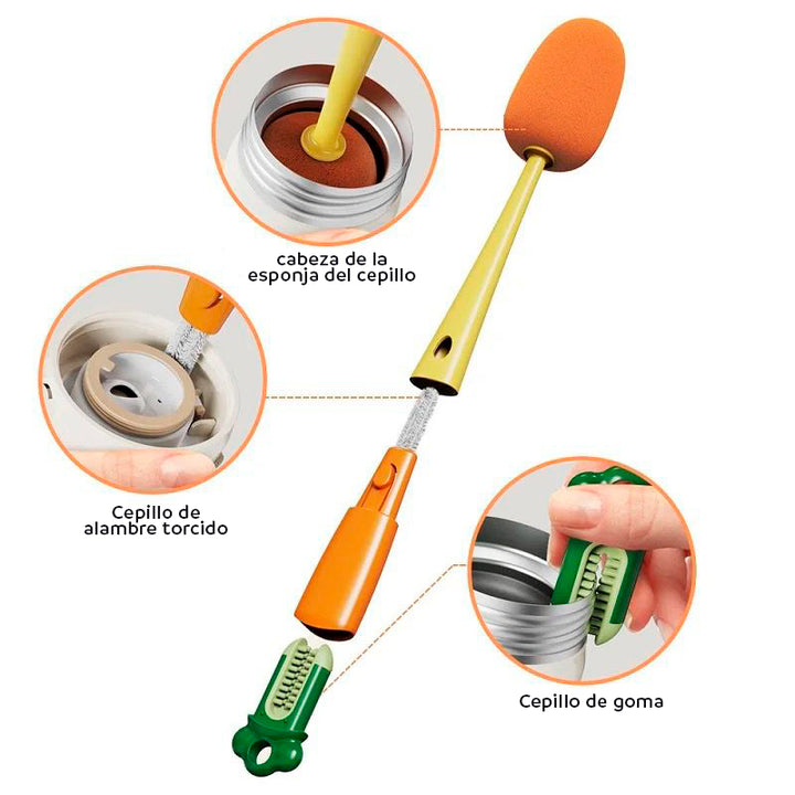 Cepillo de limpieza 3 en 1