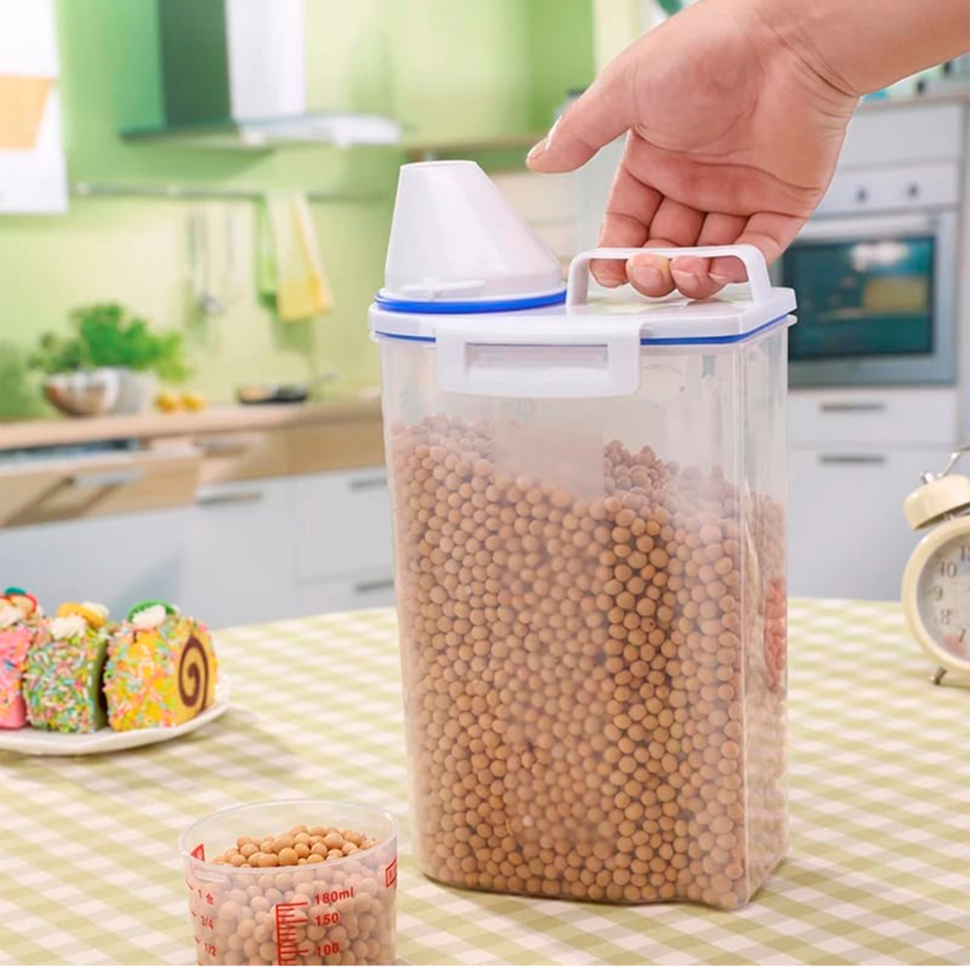 Contenedor para cereal y menestra