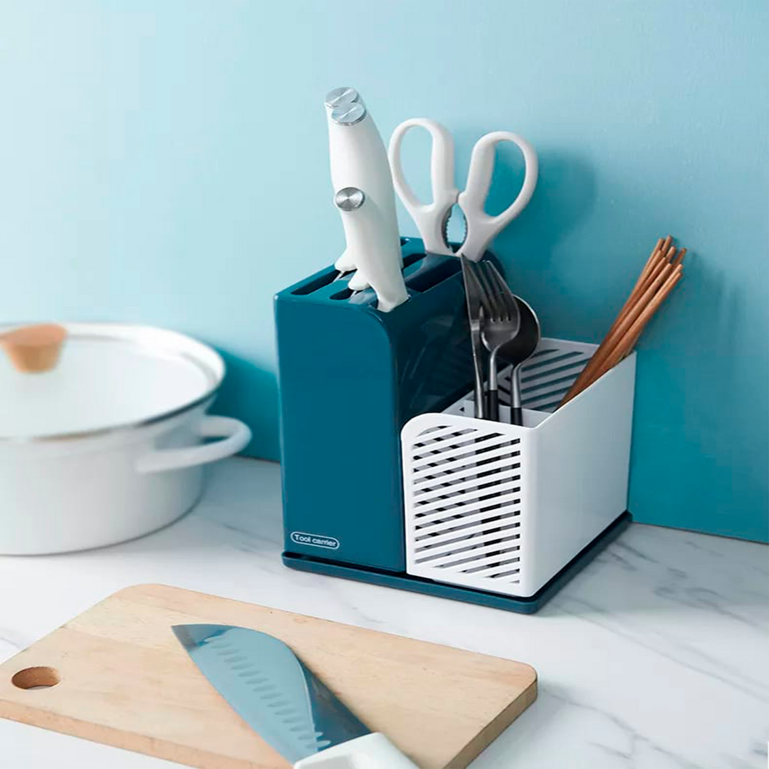 Organizador para cuchillo y accesorios