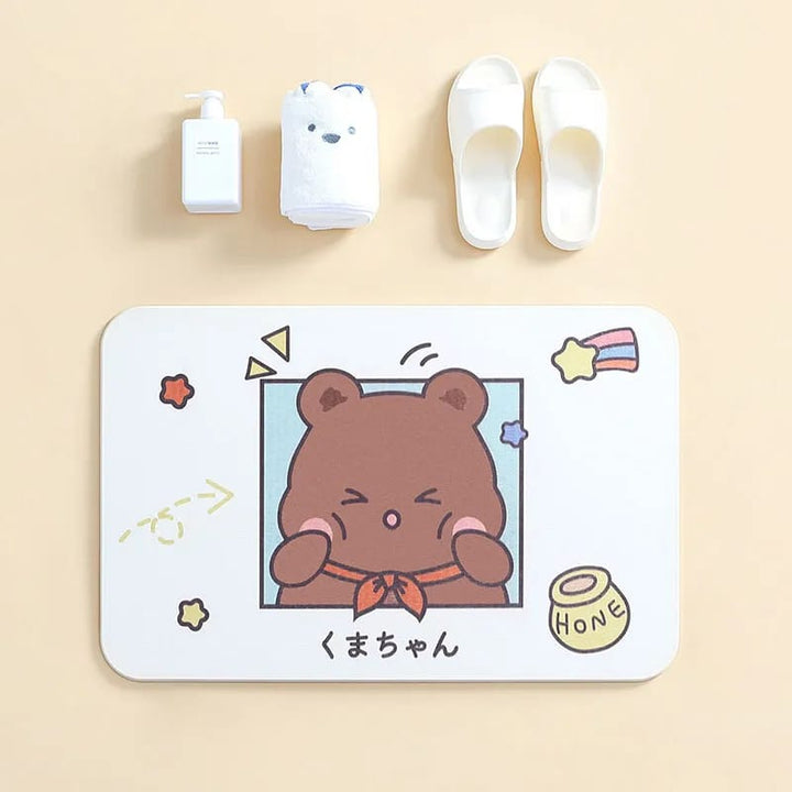 Piso de baño kawaii