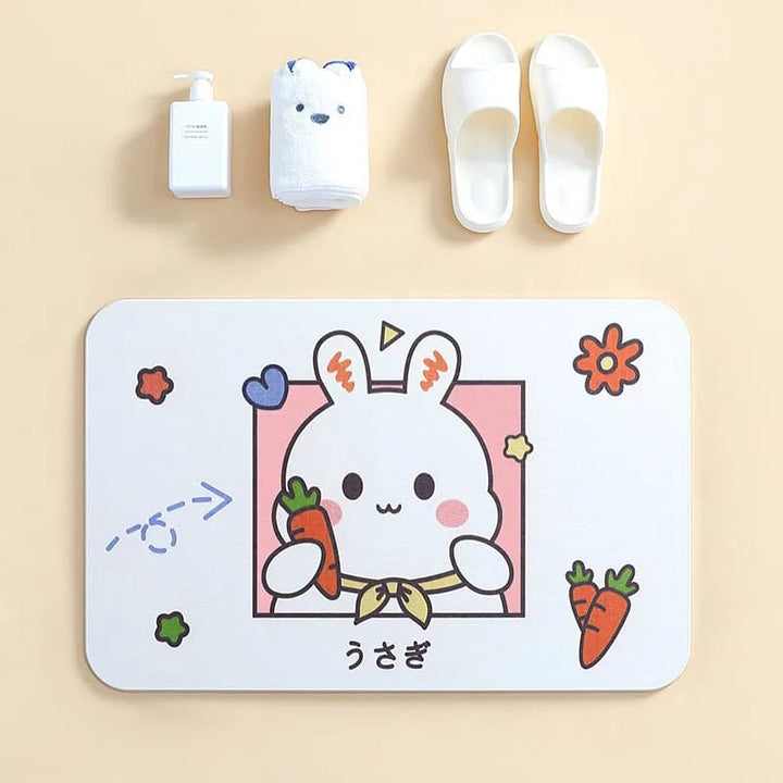 Piso de baño kawaii