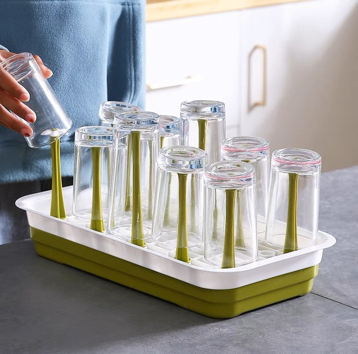 Escurridor rectangular de vasos