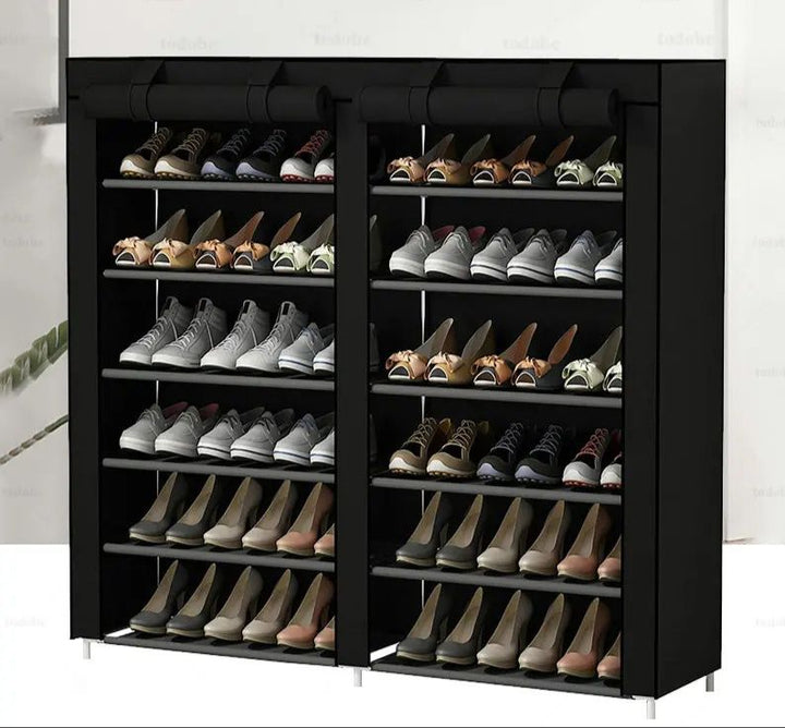 Zapatera de doble compartimento alto relieve