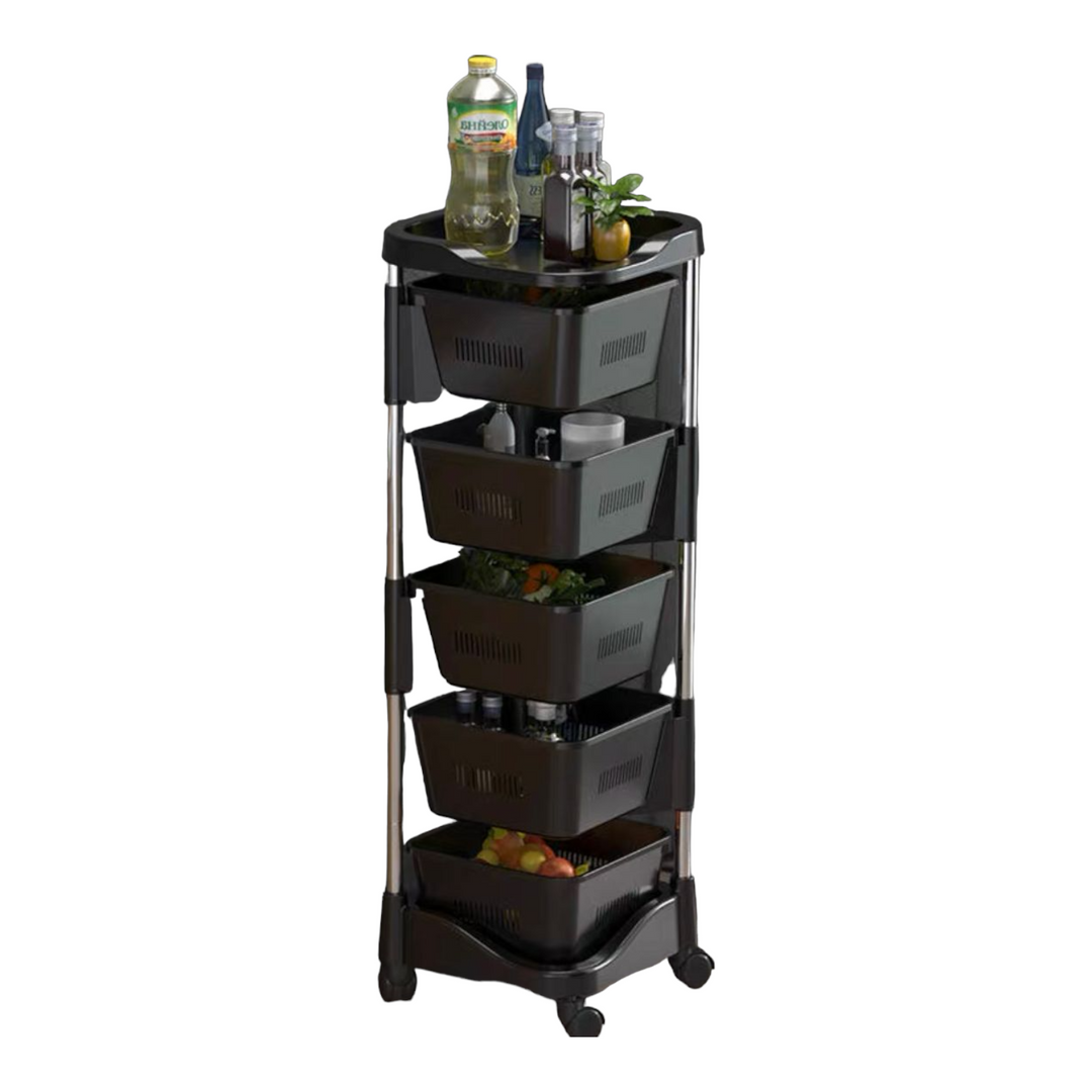 Organizador cuadrado de 5 niveles