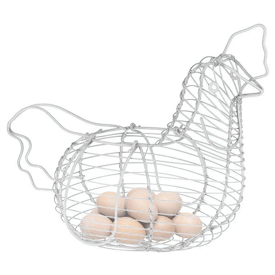Canasta de huevos: modelo gallinita