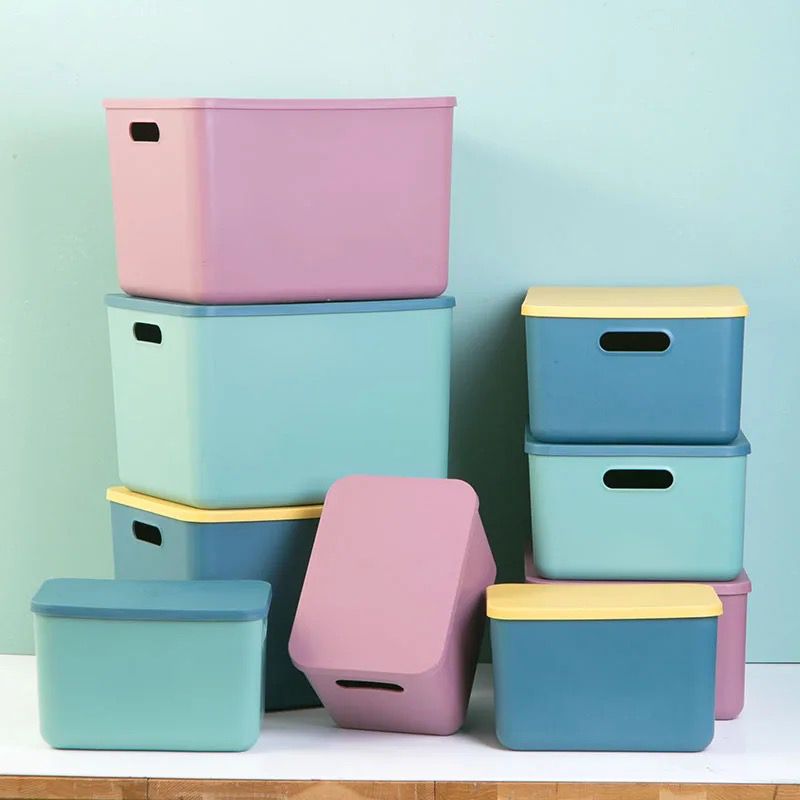 Caja de almacenamiento con tapa
