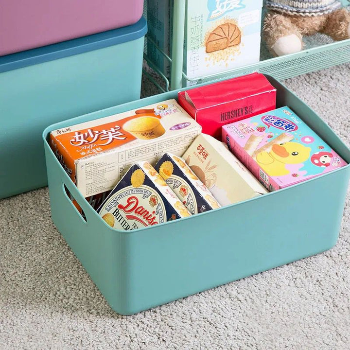 Caja de almacenamiento con tapa