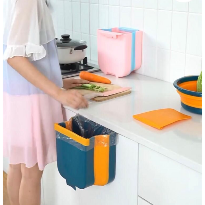 Contenedor para basura plegable