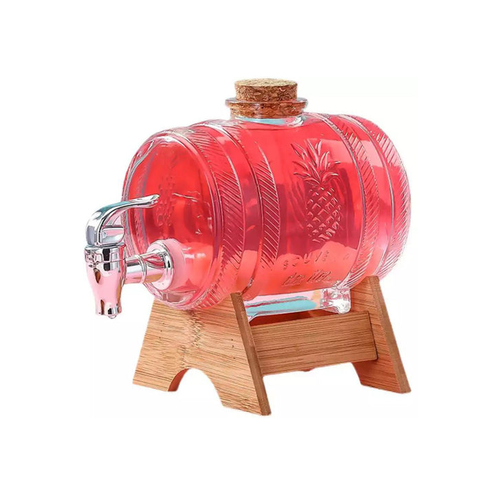Dispensador de bebida en forma de barril