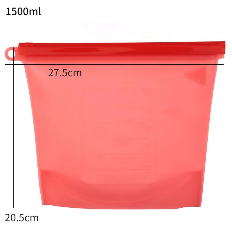 Bolsa de silicona de 1500ml