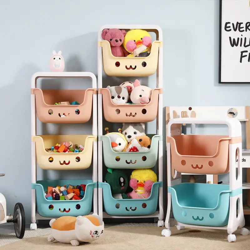 Estante organizador para niños