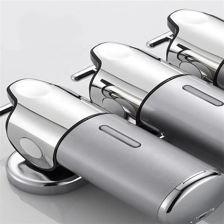 Dispensador de shampoo triple