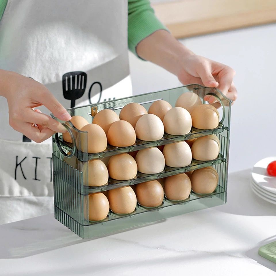 Organizador de huevo de 3 niveles – enkasa.pe