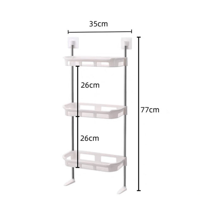 Organizador para inodoro de 3 niveles