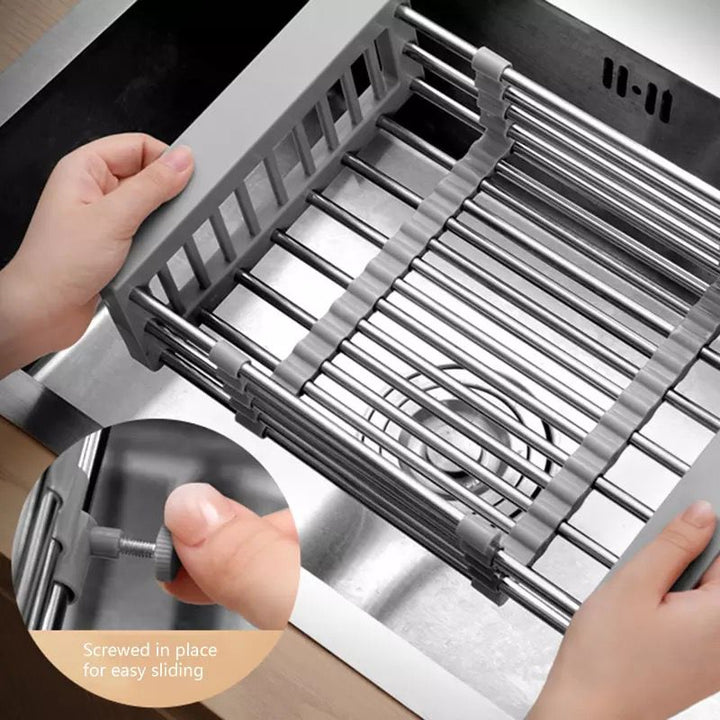 Rack escurridor retráctil
