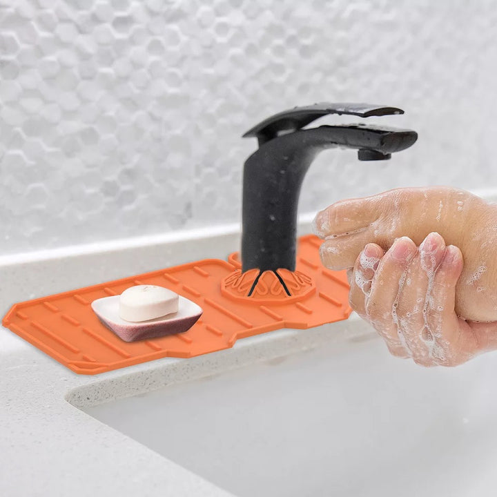 Tapete absorbente para grifo de cocina o baño